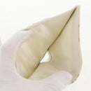 Christian Dior Caro Dahlia Bifold Wallet Leather White Gold Auth BA8247M-10