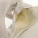 Christian Dior Caro Dahlia Bifold Wallet Leather White Gold Auth BA8247M-22