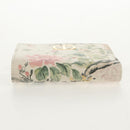 Christian Dior Caro Dahlia Bifold Wallet Leather White Gold Auth BA8247M-6