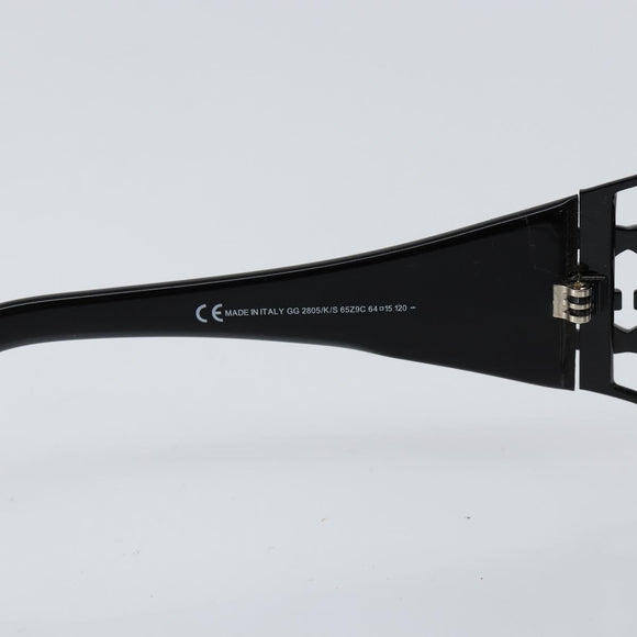 GUCCI Sunglasses plastic Black Auth BA8248