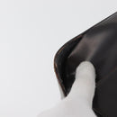 Salvatore Ferragamo Gancini Schoudertas Leer Donkerbruin Auth BA825-16