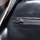 CHANEL Bicolore Clutch Bag Lamb Skin Black Gold CC Auth BA8250-19