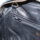 CHANEL Matelasse Chain Shoulder Bag Lamb Skin Black Gold CC Auth BA8252-19