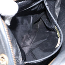 CHANEL Matelasse Chain Shoulder Bag Lamb Skin Black Gold CC Auth BA8252-20