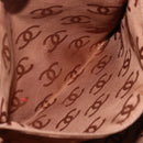 CHANEL Tote Bag Leather Brown Gold CC Auth BA8255-19