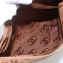 CHANEL Tote Bag Leather Brown Gold CC Auth BA8255-24