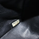 CHANEL Matelasse Chain Shoulder Bag Lamb Skin Beige Black CC Auth BA8256-22