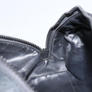 CHANEL Sports Clutch Bag Nylon Beige Black CC Auth BA8257-16