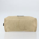 CHANEL Sports Clutch Bag Nylon Beige Black CC Auth BA8257-7