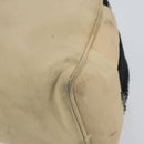 CHANEL Sports Clutch Bag Nylon Beige Black CC Auth BA8257-8