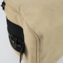 CHANEL Sports Clutch Bag Nylon Beige Black CC Auth BA8257-9