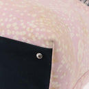 CHANEL High Summer Tote Bag Canvas Leather Pink Silver CC Auth BA8259-15