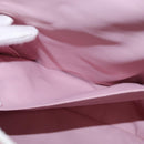 CHANEL High Summer Tote Bag Canvas Leather Pink Silver CC Auth BA8259-23