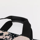 CHANEL High Summer Tote Bag Canvas Leather Pink Silver CC Auth BA8259-14