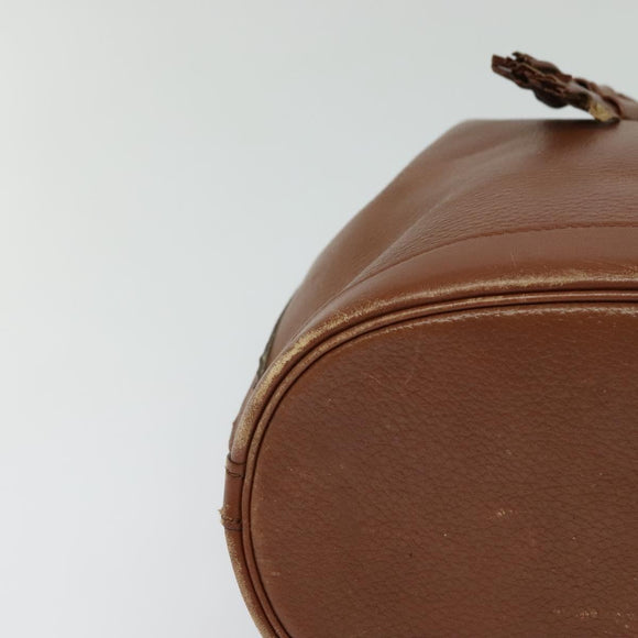 Burberrys Shoulder Bag Leather Brown Auth BA826