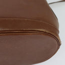 Burberrys Shoulder Bag Leather Brown Auth BA826-13