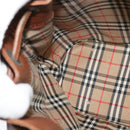 Burberrys Shoulder Bag Leather Brown Auth BA826-17