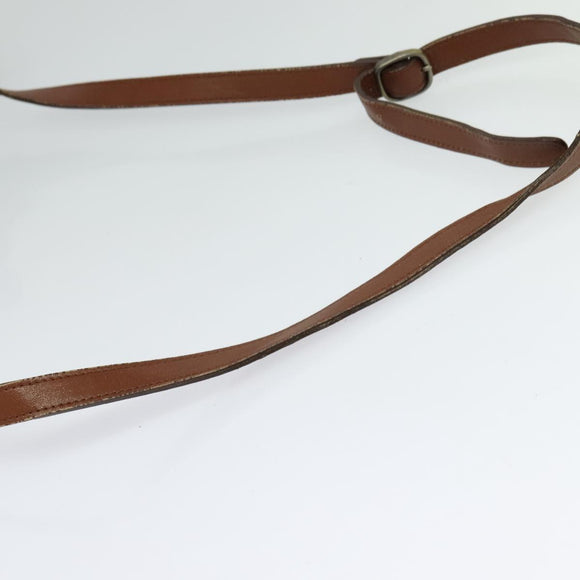 Burberrys Shoulder Bag Leather Brown Auth BA826