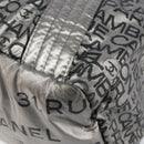 CHANEL Unlimited Tote Bag Nylon Silver CC Auth BA8260-10