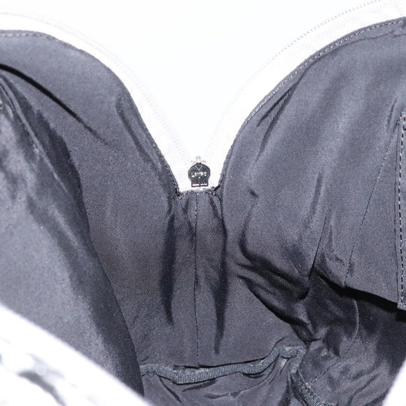 CHANEL Unlimited Tote Bag Nylon Silver CC Auth BA8260