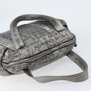 CHANEL Unlimited Tote Bag Nylon Silver CC Auth BA8260-6