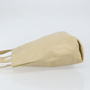 CHANEL Tote Bag Lamb Skin Beige Gold CC Auth BA8261-5