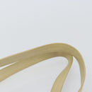 CHANEL Tote Bag Lamb Skin Beige Gold CC Auth BA8261-8