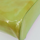 CHANEL Tote Bag Enamel Multicolor Gold CC Auth BA8262-17