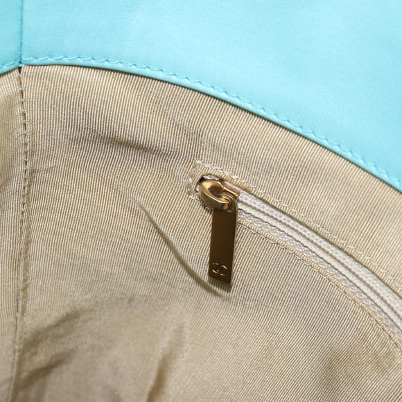 CHANEL Tote Bag Enamel Multicolor Gold CC Auth BA8262