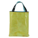 CHANEL Tote Bag Enamel Multicolor Gold CC Auth BA8262-2