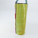 CHANEL Tote Bag Enamel Multicolor Gold CC Auth BA8262-4