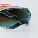 CHANEL Tote Bag Enamel Multicolor Gold CC Auth BA8262-7