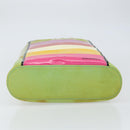 CHANEL Tote Bag Enamel Multicolor Gold CC Auth BA8262-5