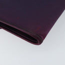 Christian Dior Saddle Chain Shoulder Bag Nylon Purple Gold Auth BA8264-13