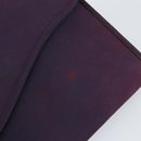 Christian Dior Saddle Chain Shoulder Bag Nylon Purple Gold Auth BA8264-15