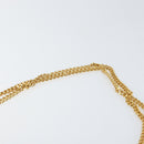 Christian Dior Saddle Chain Shoulder Bag Nylon Purple Gold Auth BA8264-8