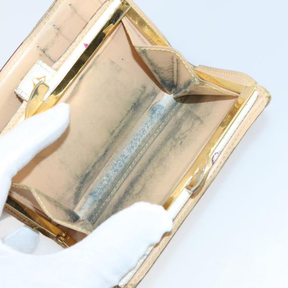 LOUIS VUITTON Epi Monogram Multicolor Wallet 4 Set White Yellow Auth BA8266