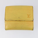 LOUIS VUITTON Epi Monogram Multicolor Wallet 4 Set White Yellow Auth BA8266-19