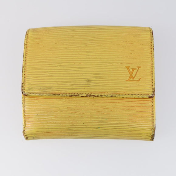 LOUIS VUITTON Epi Monogram Multicolor Wallet 4 Set White Yellow Auth BA8266