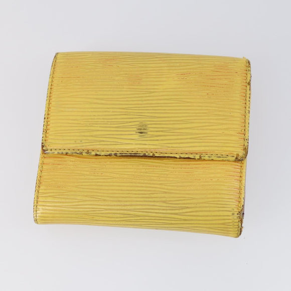 LOUIS VUITTON Epi Monogram Multicolor Wallet 4 Set White Yellow Auth BA8266