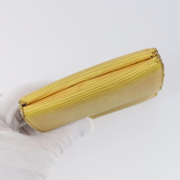 LOUIS VUITTON Epi Monogram Multicolor Wallet 4 Set White Yellow Auth BA8266