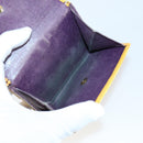 LOUIS VUITTON Epi Monogram Multicolor Wallet 4 Set White Yellow Auth BA8266-23