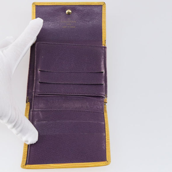 LOUIS VUITTON Epi Monogram Multicolor Wallet 4 Set White Yellow Auth BA8266