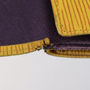 LOUIS VUITTON Epi Monogram Multicolor Wallet 4 Set White Yellow Auth BA8266-25