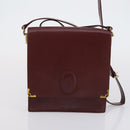 CARTIER Loewe DOLCE&GABBANA Bag Leather Canvas 3 Set Brown Bordeaux Auth BA8267-17