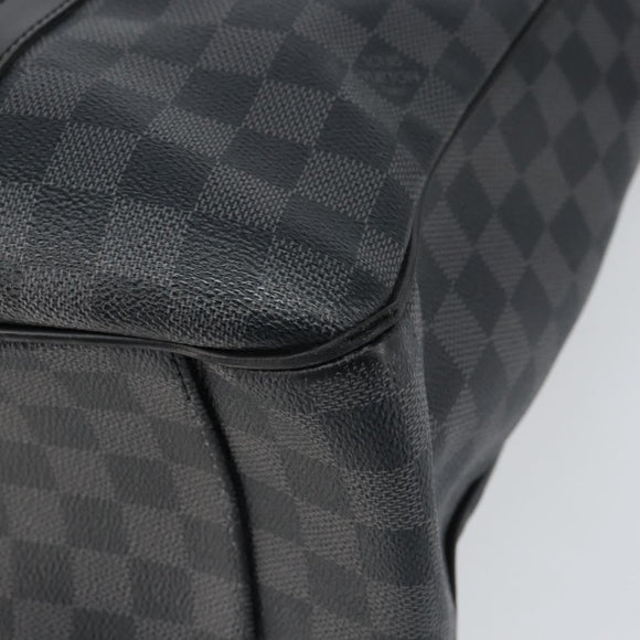 LOUIS VUITTON Damier Graphite Tadao Shoulder Bag 2way N51192 LV Auth BA8269