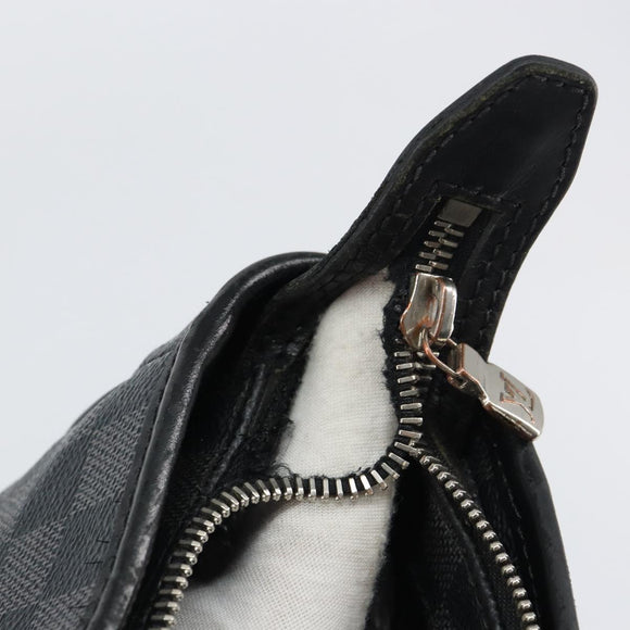 LOUIS VUITTON Damier Graphite Tadao Shoulder Bag 2way N51192 LV Auth BA8269