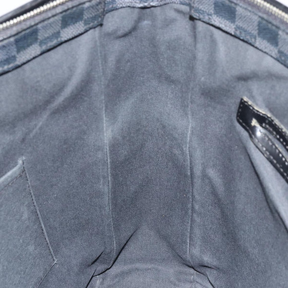 LOUIS VUITTON Damier Graphite Tadao Shoulder Bag 2way N51192 LV Auth BA8269