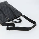 LOUIS VUITTON Damier Graphite Tadao Shoulder Bag 2way N51192 LV Auth BA8269-8