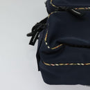 BURBERRY Shoulder Bag Nylon Navy Auth BA827-9